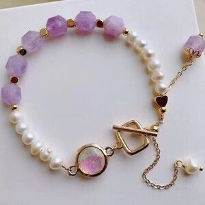 COPY - Amethyst ( February Birthstone) – Lavender  Gemstone Bracelet